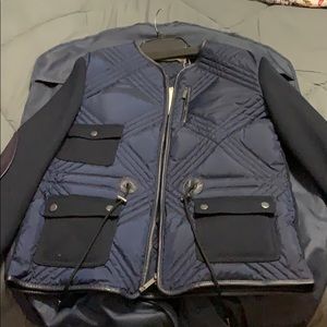 NWT navy blue Tory Burch size 4 Hilary Jacket